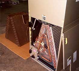HVAC heat exchanger protection installation