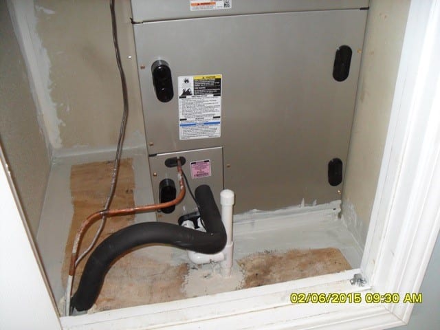 Heat Pump Closet Installation