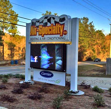 Air Specialty signage in Mobile, AL