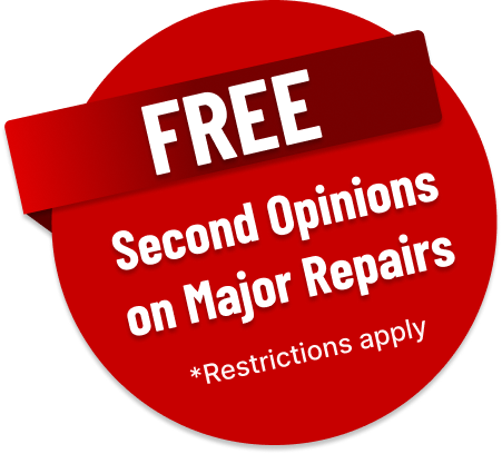 Free Second opinions on major repairs